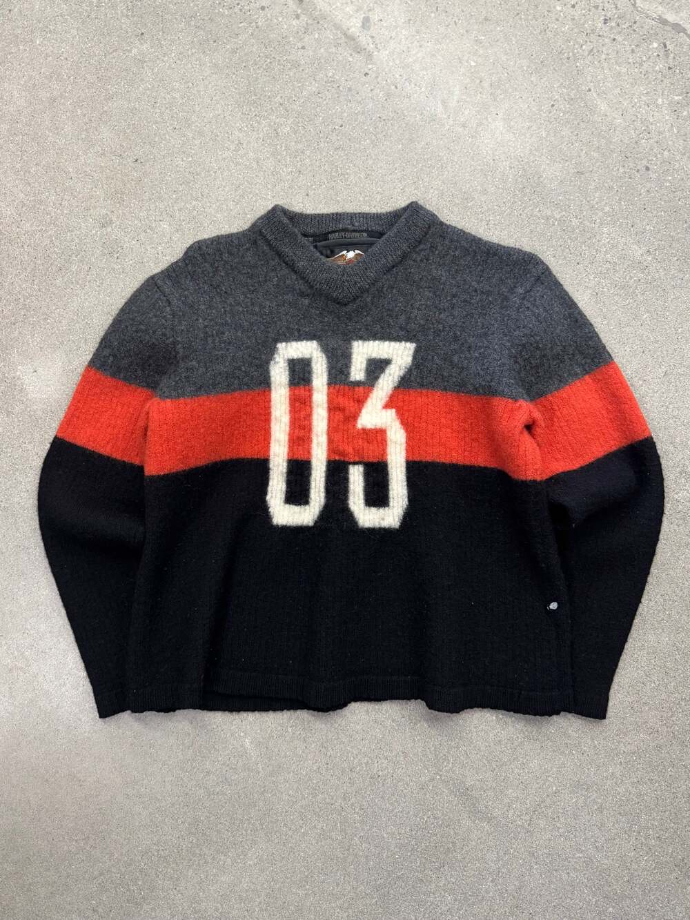 Vintage Harley-Davidson Made in Japan 03 Wool Sweater - L